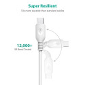 Micro USB Cable Sync and Charge 0,9m white