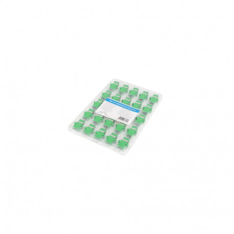 FIBER OPTIC ADAPTER SM SC/APC SIMPLEX TRANSPARENT CAP 25 PCS. LANBERG