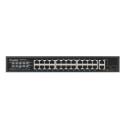 SWITCH LANBERG 24X 100MB POE+/2X COMBO RACK 19" GIGABIT ETHERNET 360W V2