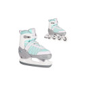 2in1 (rull)uisud NILS EXTREME NH11912A In-line Skates/Hockey Ice Skates, valge-münt, M (35-38)