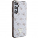 Guess case for Samsung Galaxy S24 Plus GUHCS24MPG4GPH white HC PU 4G TRIANGLE
