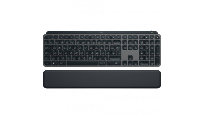 "Logitech MX Keys S USB Graphite QWERTZ DE Palm Rest"