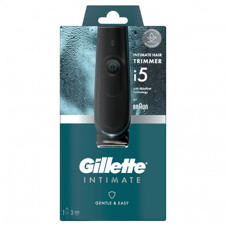 Braun Gilette intiimpiirkonna trimmer i5, must
