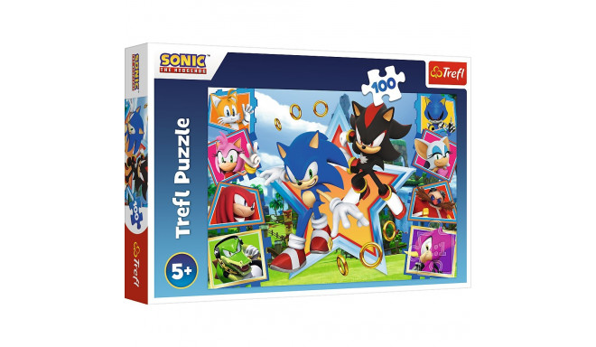TREFL SONIC Puzzle, 100 pcs
