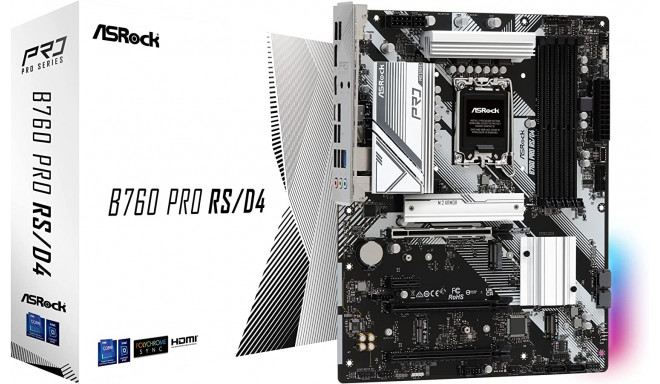 ASRock mainboard B760 Pro RS/D4 1700