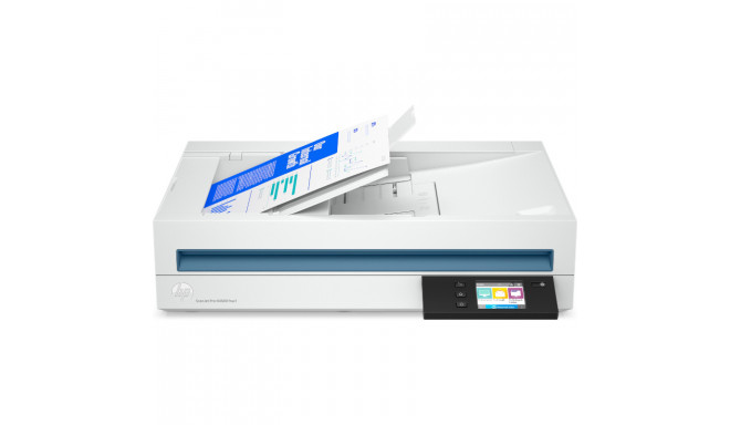 HP ScanJet Pro N4600 fnw1 Scanner - A4 Color 600dpi, Flatbed Scanning, Automatic Document Feeder, Au