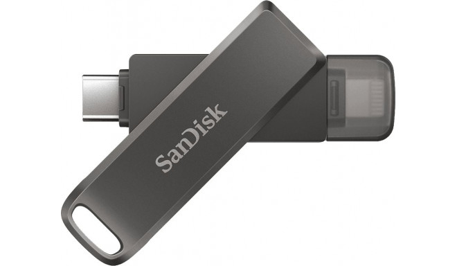 SanDisk iXpand USB mälupulk 128 GB USB Type-C / Lightning 3.2 Gen 1 (3.1 Gen 1) Must