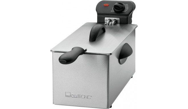 Clatronic FR 3586 Fryer 3 L Silver Stainless steel Stand-alone 2000 W