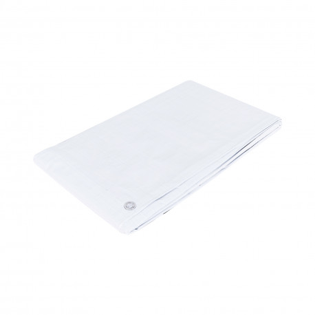 Pretul white tarp 3x5m, 110g/m2