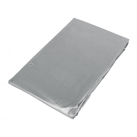 Truper heavy duty gray tarp 4x6m, 180g/m2