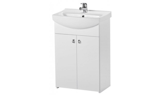 BASIN UNIT WITH WASHBASIN 60CM WHITE