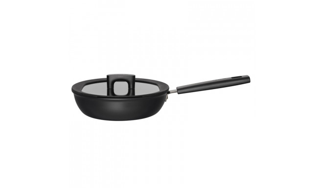 Frying pan FISKARS HARD FACE, with lid, cast aluminum, ø 24 cm, 2.2 L