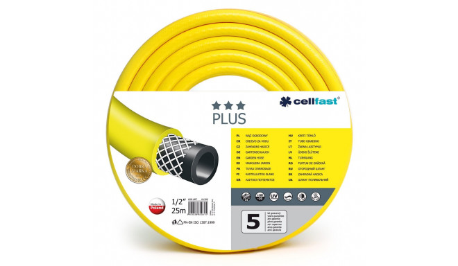 Plastic watering hose PLUS, 3 layers, 1/2, 25 m