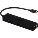 I-TEC USB HUB 1x RJ-45 + 3x USB-A 3.0 (C31GL3