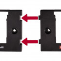 Einhell Power X-Change battery wall mount (black, 2 pieces)