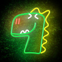 Neon PLEXI LED JURASSIC DINO green FLNJ02 Forever Light