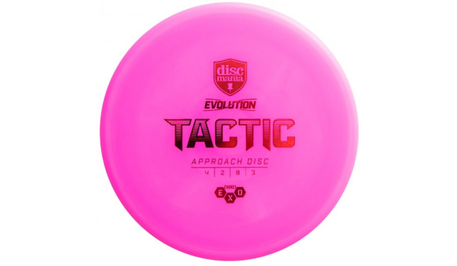 Discgolf DISCMANIA Midrange driver HARD EXO TACTIC Evolution Pink 4/2/0/3