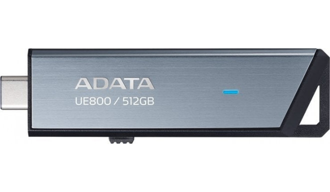 ADATA  MEMORY DRIVE FLASH USB-C 512GB/SILV AELI-UE800-512G-CSG