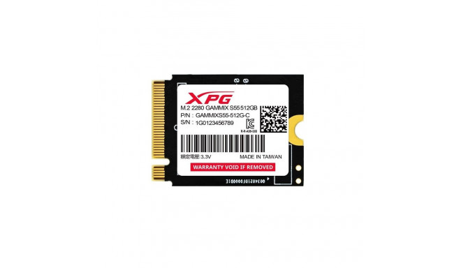 XPG GAMMIX S55 SSD 512GB PCIe 4x4 5/3.8MB/s M2230