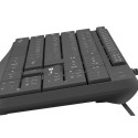 Keyboard Nautilus US slim black