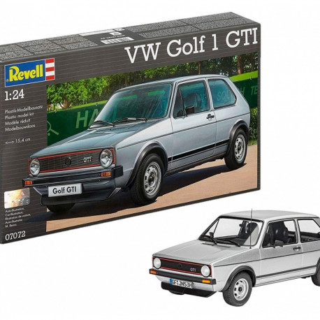 Plastic model VW Golf 1 gti