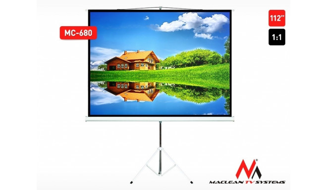 Projection screen MC-680 112" 1: 1 stand