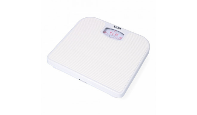 Analogue Scales EDM 07617 polypropylene 130 Kg 26 x 24 x 4 cm 24 x 26 x 4 cm