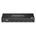 PremiumCord HDMI switch 4:1 support 8K@60Hz,4K@120Hz, 1080P, HDR, button and remote control