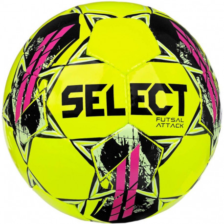 Piłka nożna Select Hala Futsal Attack v22 żółto-różowa 17623/370016 4