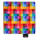 Koc piknikowy Meteor 180x200cm XL krata multikolor 77056