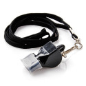 Gwizdek Meteor Wolf Plus z silikonowym ustnikiem czarny 38511