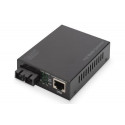 Digitus Gigabit PoE media converter, RJ45 / SC, SM, PSE