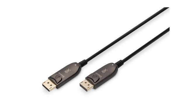 Digitus DisplayPort AOC Hybrid Fiber Optic Cable, UHD 8K, 20 m