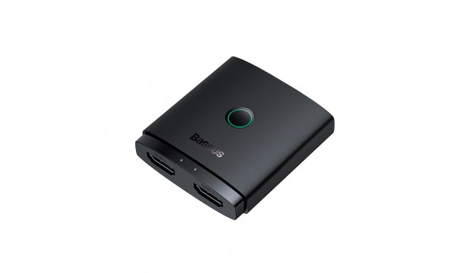 Kahesuunaline lüliti HDMI 4K 60 Hz (1->2 / 2->1), must