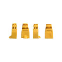 NETRACK 105-85 Netrack boot for RJ45 8p plug yellow (100 pcs.)