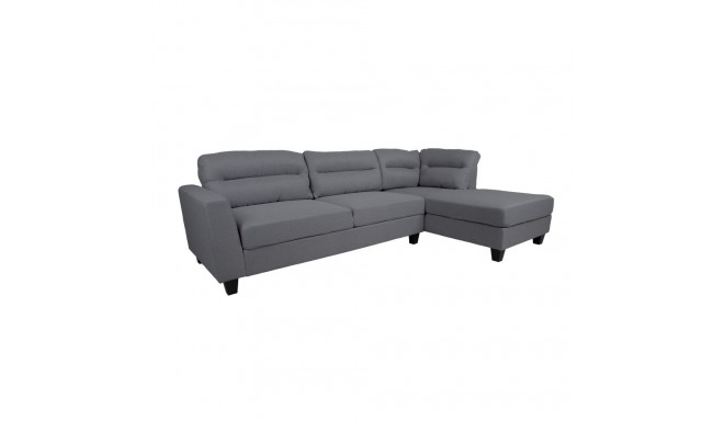 Corner sofa HELSINKI RC, dark grey