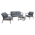 Garden furinture set KASSEL 2 tables, sofa and 2 chairs