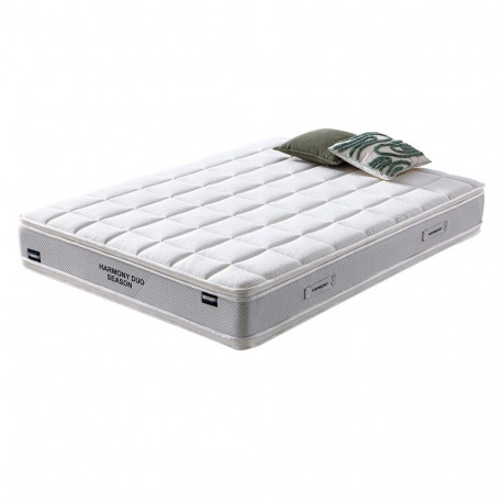 Spring mattress HARMONY DUO SEASON 90x200xH29cm, flippable