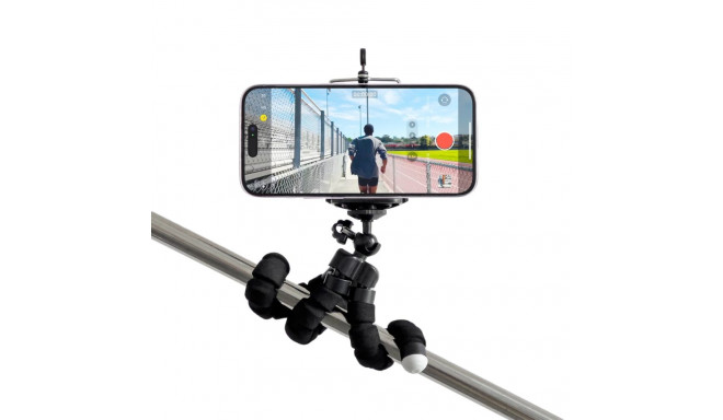 Eleastic tripod for a phone and a selfie camera