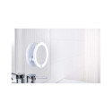 MAKE-UP MIRROR MULAN S WHT W/SUCTION LED