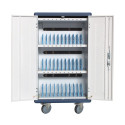 Techly I-CABINET-30DUTY portable device management cart/cabinet White, Blue