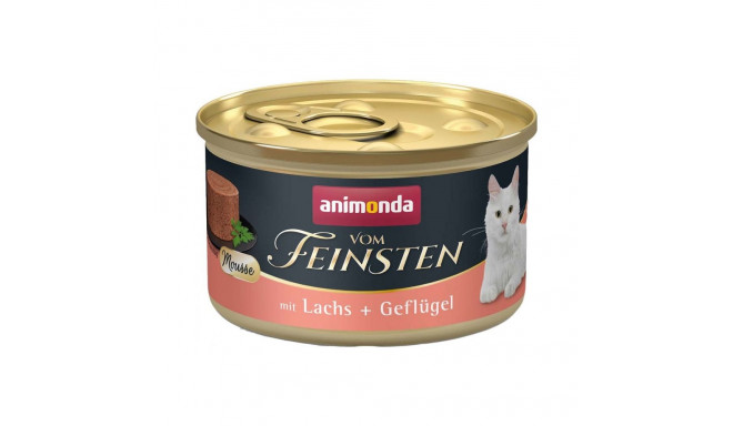 ANIMONDA Vom Feinsten Mousse Salmon and poultry - wet cat food - 85g