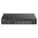 "8P+2P D-Link DGS-1100-10MPV2/E M RM 2xSFP PoE (130W)"