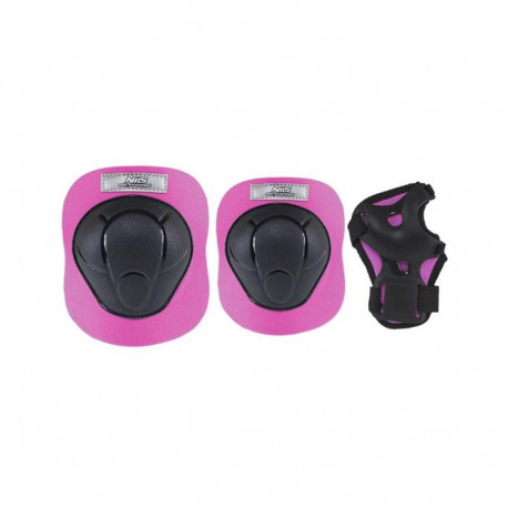 Nils Extreme Protectors Set Black and Pink H210 Size M