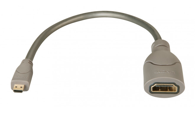 Adapterkaabel HDMI HDMI Micro umbes 0,15 m HDMI A F HDMI D M