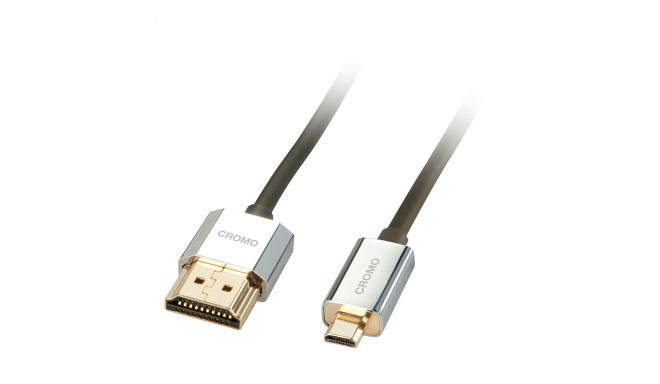 Lindy HDMI Micro - HDMI Cable 2m Silver (41682)