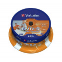 DVD-R 16x SP 4,7GB Verbatim Pr. 25 pieces