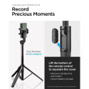 Spigen S560W Bluetooth selfie stick tripod black