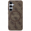 Guess case for Samsung Galaxy S24 GUHMS24SG4GFRW brown HC MAGSAFE PU 4G RING CLASSIC LOGO