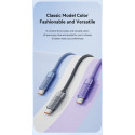 Toocki Type C to Type C Cable 100W PD Blue, 2m, with display Toocki Type C to Type C Cable 100W PD Blue, 2m, with display